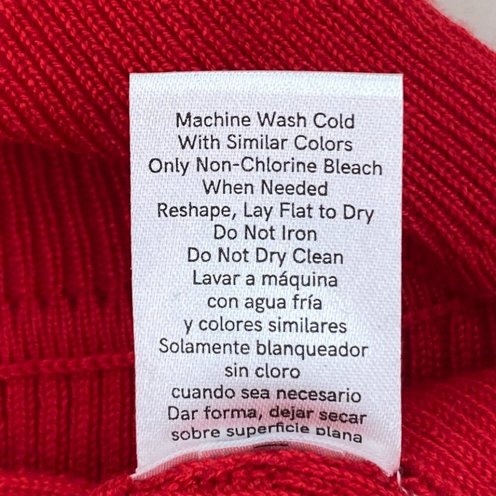 Venus  Red Sweater Sz. M  New Sexy Cut outs - Picture 6 of 8